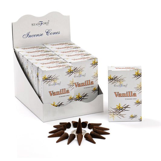 15 Incenso in Coni - Vaniglia