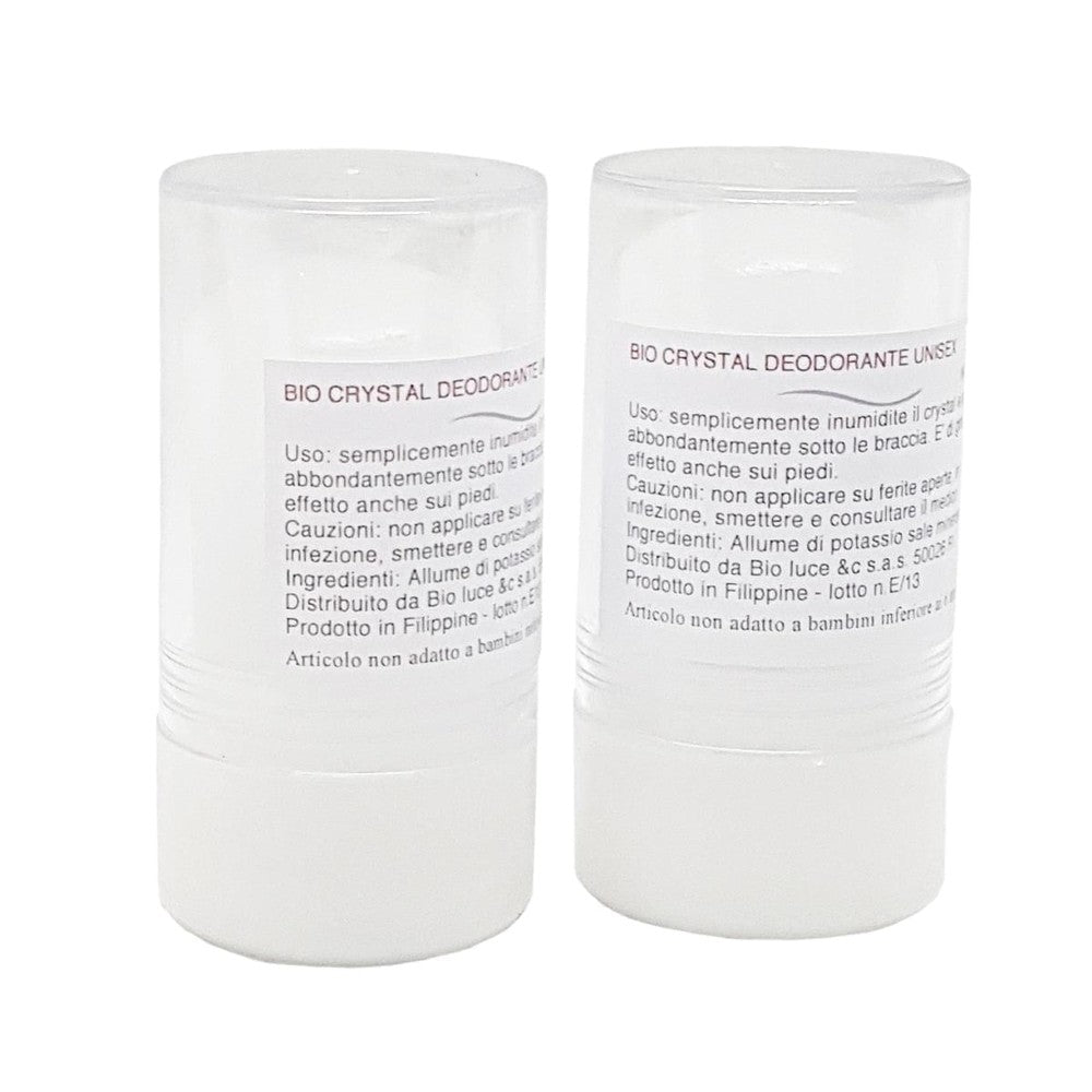 Deodorante Crystal Stick Allume di Potassio | Bio Naturale Anti Odore