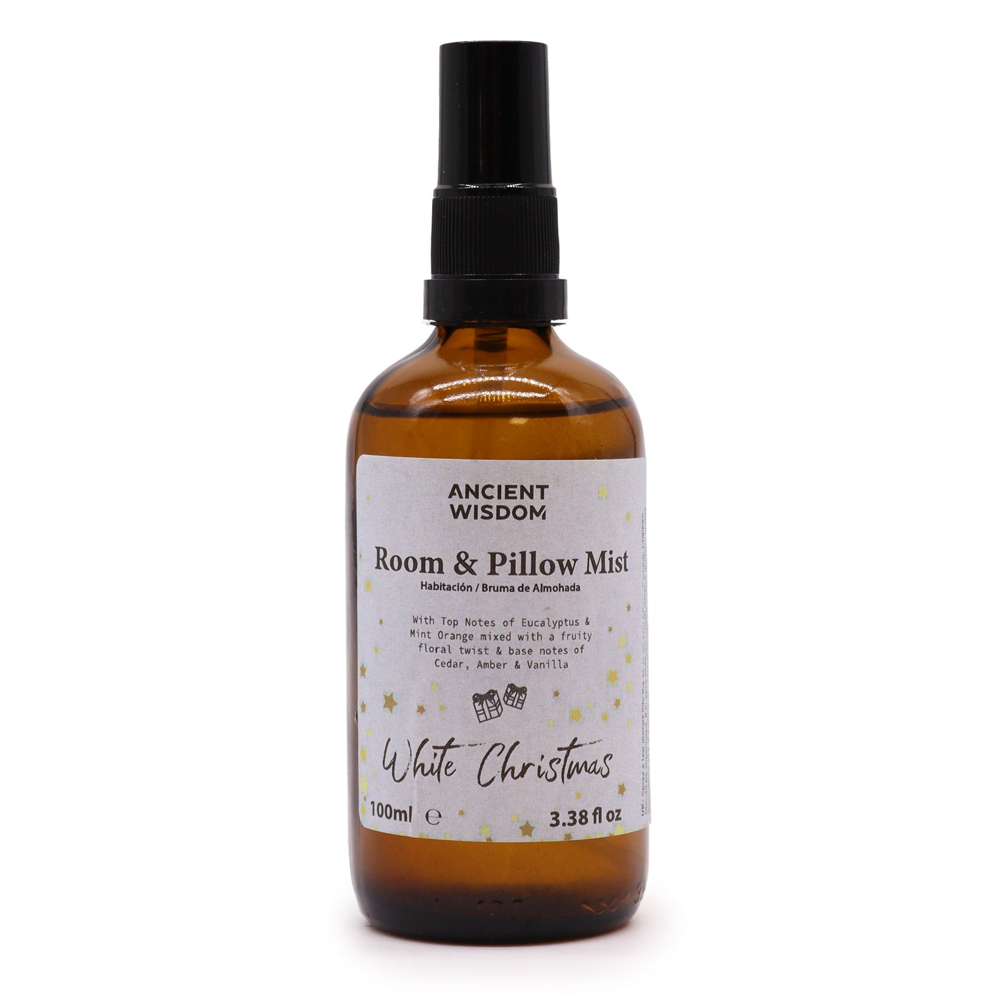 Spray per Cuscini e Ambienti - Bianco Natale 100ml- Serate invernali-mattinata festiva