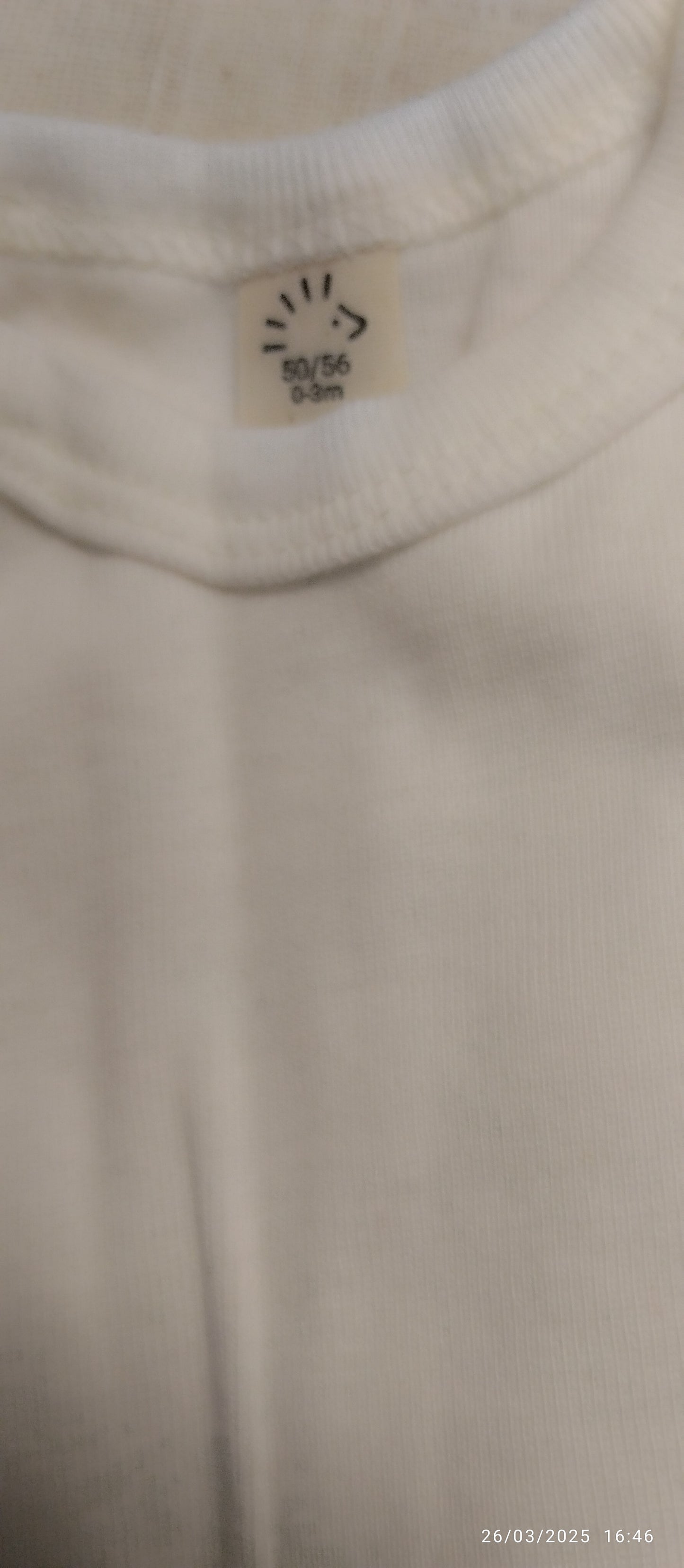 body in cotone organico bianco