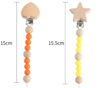 Clip Per Ciuccio Per Bambini Supporto in Perline di Silicone Per Neonati