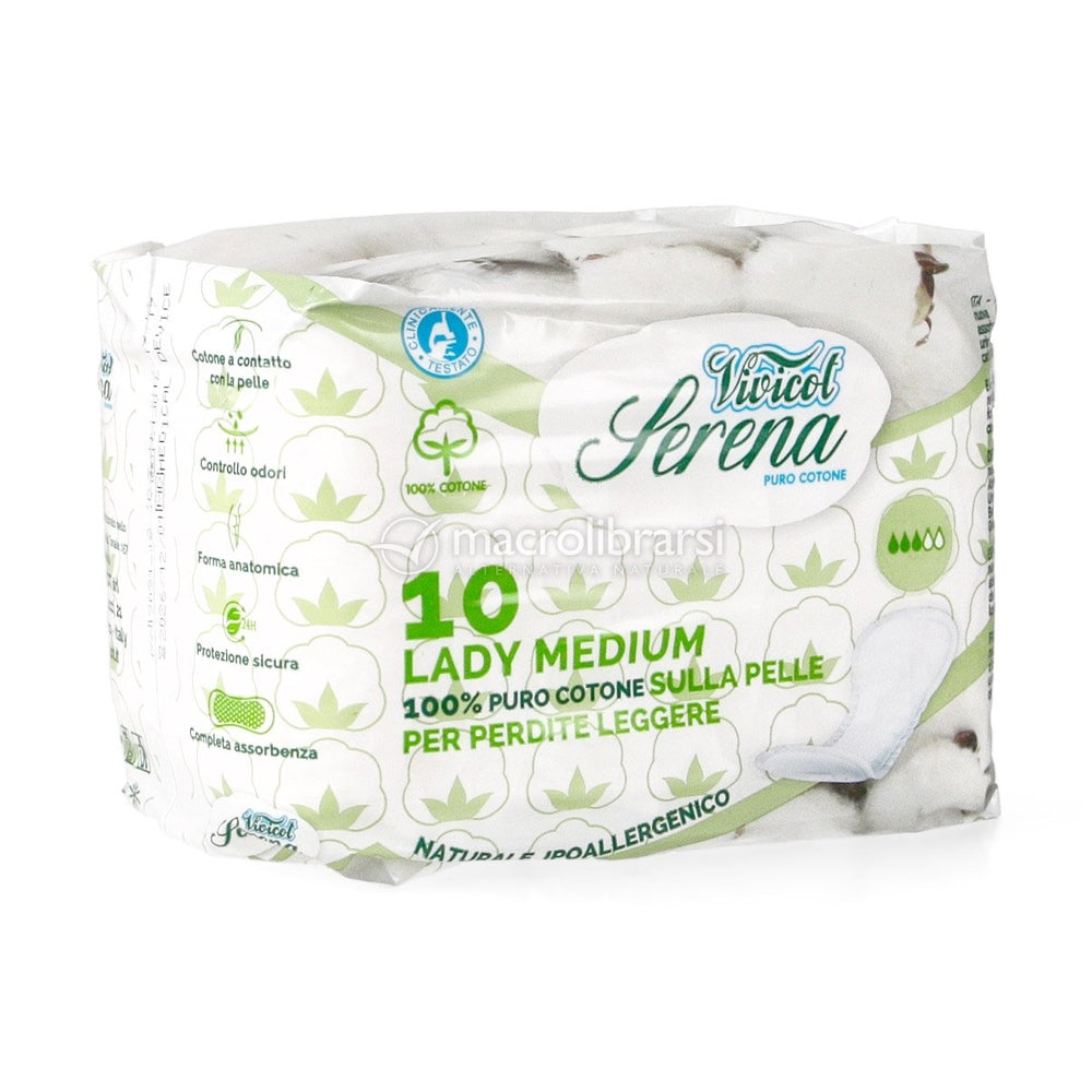 Serena Bio Cotone Leggera Incontinenza e Post Parto MEDIUM