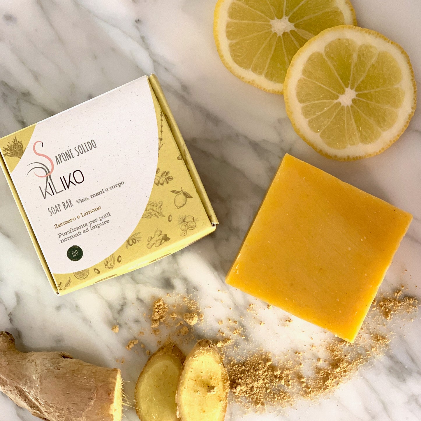 SAPONE Viso, Mani e Corpo Zenzero e Limone