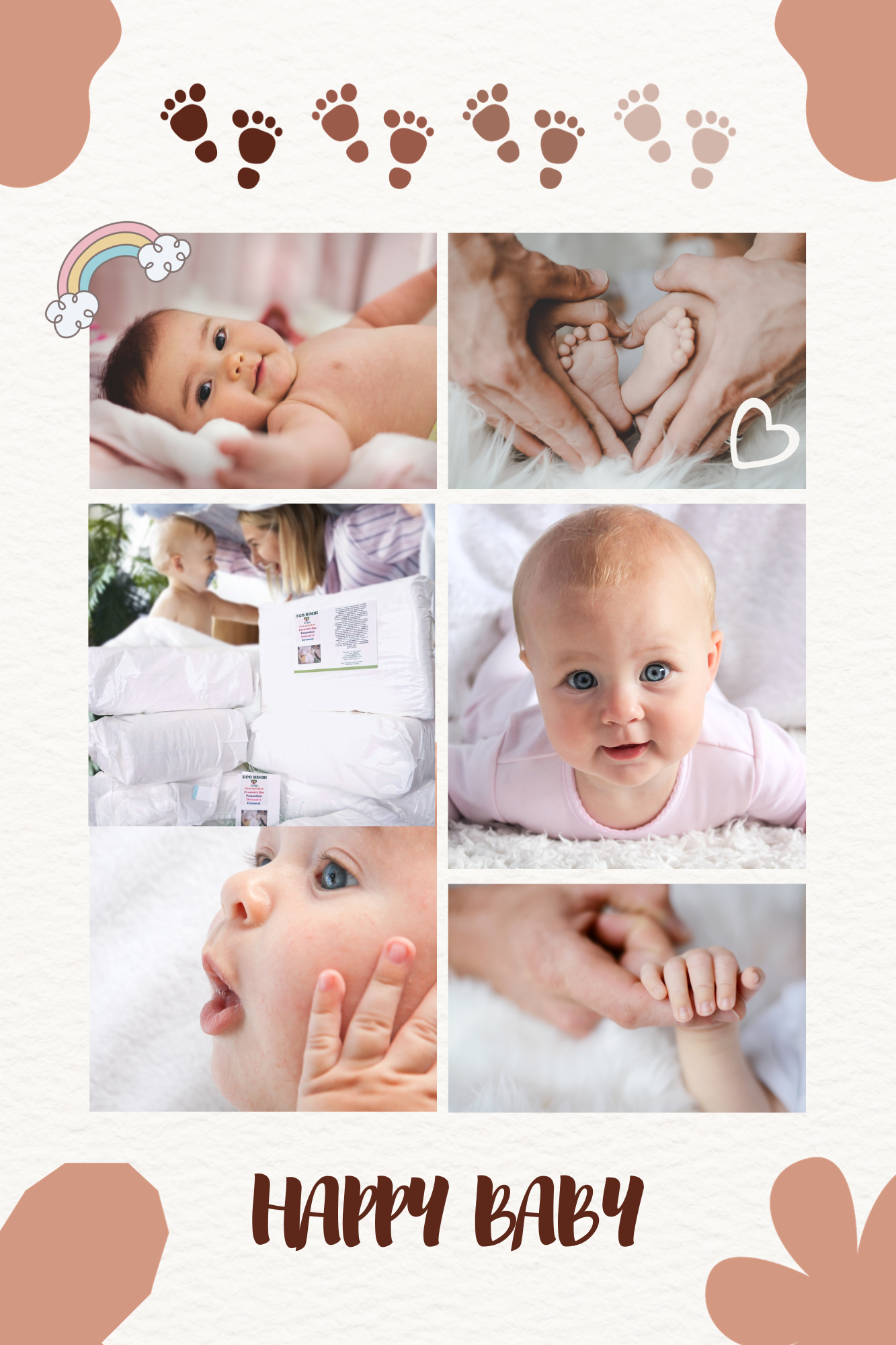 intimo neonato in cotone certificato