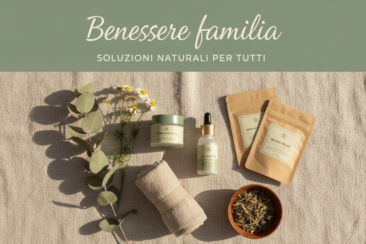 prodotti cosmetici naturali per tutta la famiglia