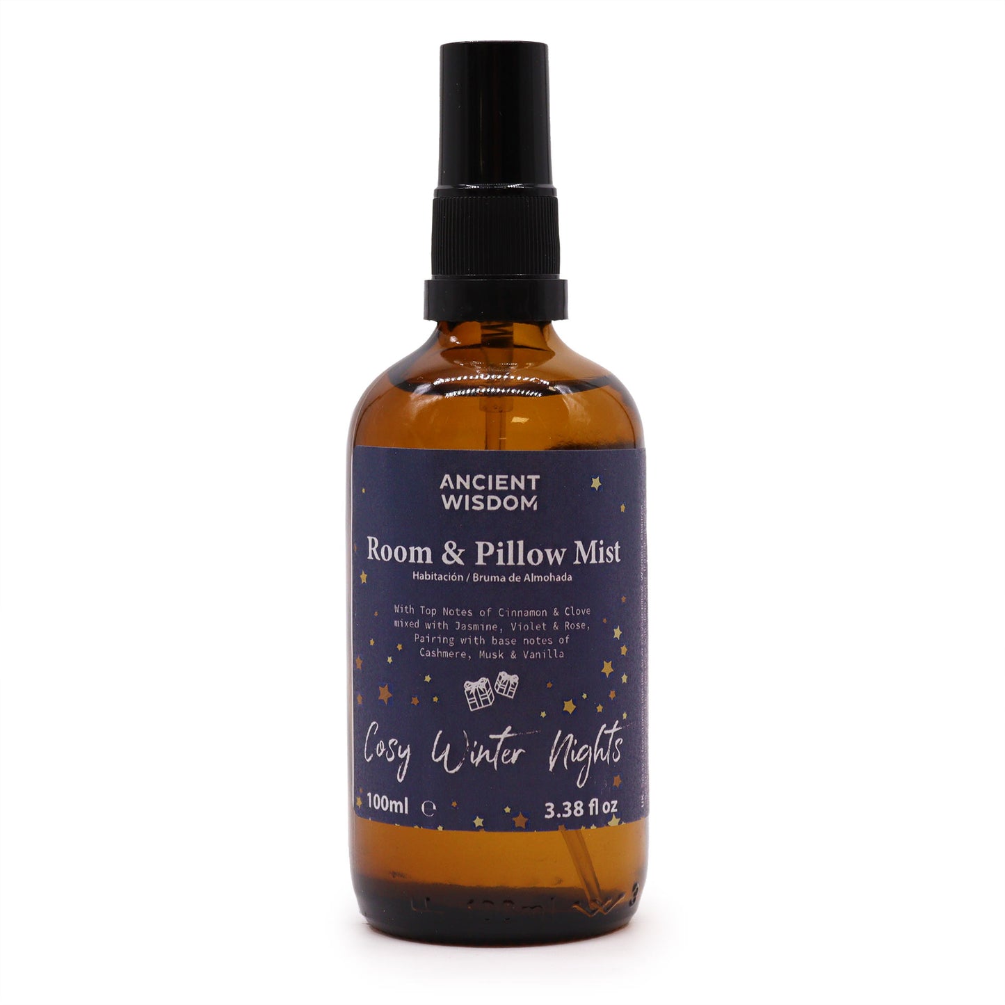 Spray per Cuscini e Ambienti - Bianco Natale 100ml- Serate invernali-mattinata festiva