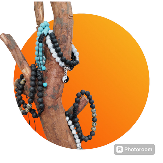 Braccialetti pietra lavica vari colori