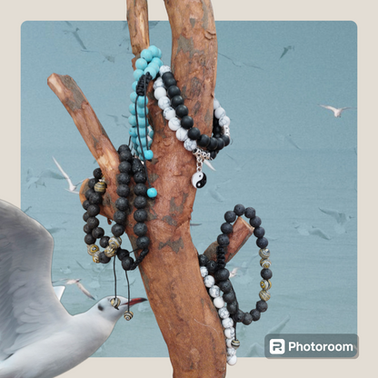 Braccialetti pietra lavica vari colori