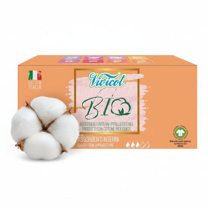 Assorbenti Ali Notte,giorno,salvaslip e tamponi interni in Cotone Bio Compostabili