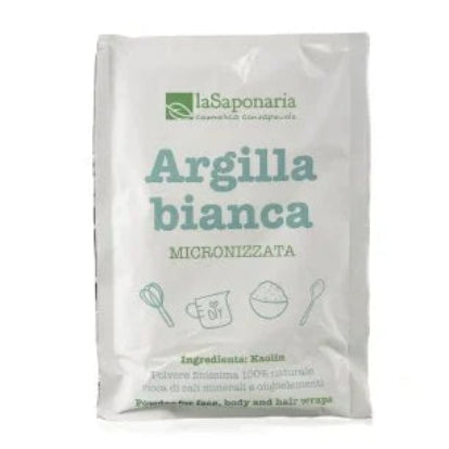 Argilla bianca Kaolin. Funzione: lenitiva e decongestionante.