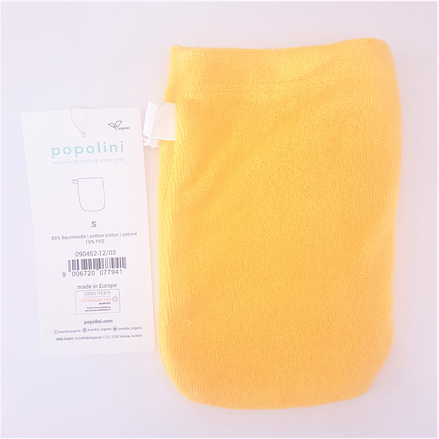 Guanto Bagnetto Cotone Bio Popolini