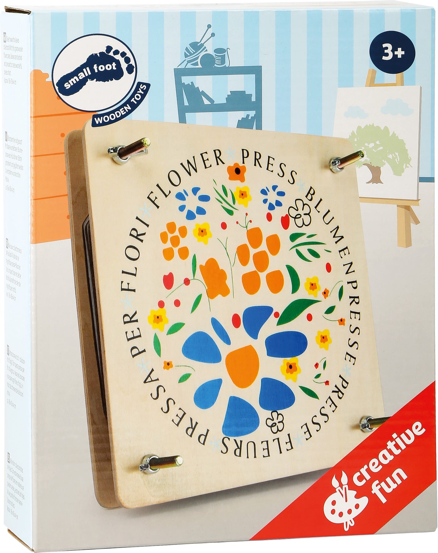Pressa Per Fiori Gioco In Legno Ecosostenibile Legler