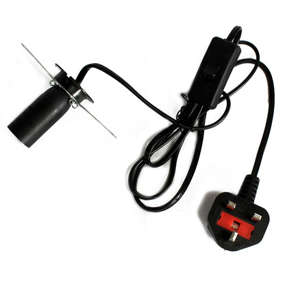 Lampada di Sale con Base 2kg COMPLETA DI FILO E LAMPADINA