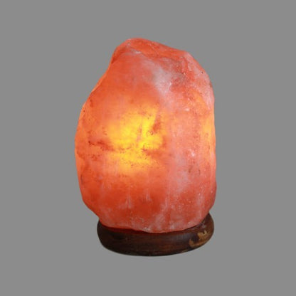 Lampada di Sale con Base 2kg COMPLETA DI FILO E LAMPADINA